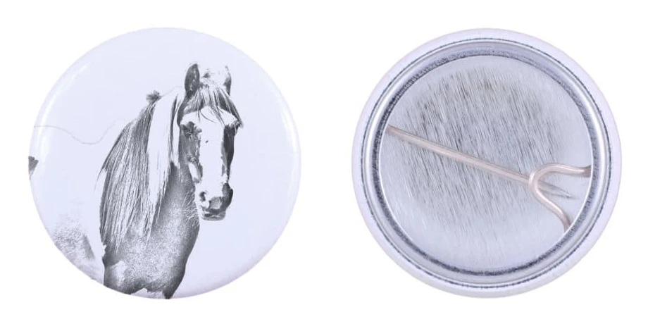 Fell Pony - skjorta dekoration, väsknål, perfekt present med möjlighet att lägga till din egen Art-Dog märkesgrafik