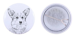 Pembroke Welsh Corgi - nåla med din hund, lägg till ditt eget foto, Art-Dog varumärke