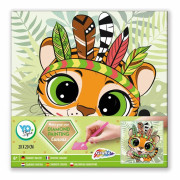 Grafix - Craft Kit Diamond Painting Canvas - Tiger