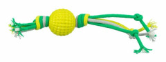Trixie Ball with rope, TPR/Polyester, ø 9 × 44 cm