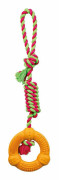 Trixie ring med en sträng av "Denta Fun", 12 cm / 41 cm [TX-33191]