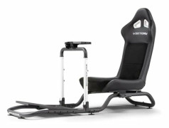Next Level Racing Victory Simulator Cockpit Racingcockpit för simulerad körning - Svart - Upp till 150 kg