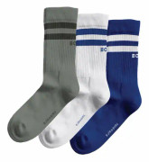 Björn Borg Core Crew Socks 3-pack Vit, 41-45