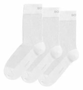 Björn Borg Core Ankle Rib Socks 3-pack Vit, 36-40