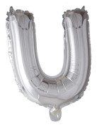 Folieballong med bokstäver i silver 41 cm