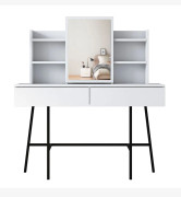 Hanah Home - Sminkbord Katy - Vit - Skrivbord - Från Homeroom