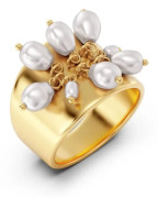 Edblad - Pearl Signet Ring Gold
