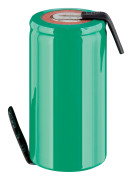 NiMH Sub-C-batteri 1,2 V 2400 mAh