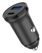 Gear Laddare 12/24V 1xUSB-C + 1xUSB-A PD 30W + QC18.0W MAX Svart