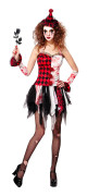 Skräck Harleyquinn Maskeraddräkt Dam Plus Size