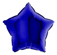 Folieballong Stjärna Blue Capri