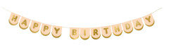 Happy Birthday Horses banner, 13 x 150 cm