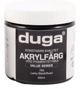 Akrylfärg Svart