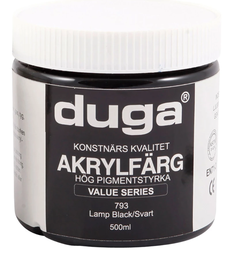 Akrylfärg Svart