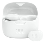 JBL Tune Buds, True Wireless Stereo (TWS), Samtal/musik, 20 - 20000 hz, 10,8 g, Headset, Vit