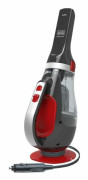 Black & Decker DustBuster Auto ADV1200 - Dammsugare - handhållen - utan påse - röd/grå