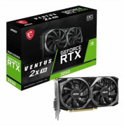 Graphics Card|MSI|NVIDIA GeForce RTX 3050|8 GB|GDDR6|128 bit|PCIE 4.0 8x|Dual Slot Fansink|1xDVI-D|1xHDMI|1xDisplayPort|RTX3050VEN2XXS8GOC