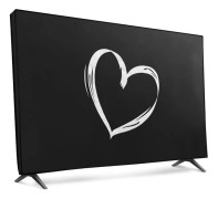Skärmstöd - Kwmobile skärmfäste - 52798.03 - Datorskärmsskydd för 49-50" TV - Vit-Svart