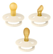 BIBS Pacifiers Try It Colour Ivory Size 1 3 st