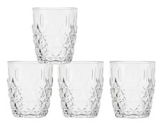 Picknick Juni Vattenglas Klar 4-pack Sagaform