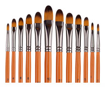 Gouache Paint Brush Set of 12 - HB-25114D