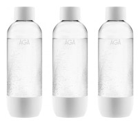3-pack AGA AQVIA PET-flaska, 1L (Vit)