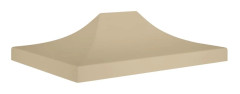 Tak till partytält 4x3 m beige 270 g/m²