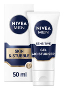 NIVEA Men Sensitive Skin & Stubble Gel Moisturiser 50ml