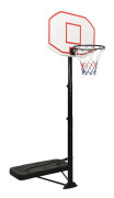 vidaXL Basketkorg med stativ vit 258-363 cm polyeten