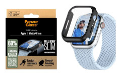 PanzerGlass Screen Protector Snappie Full Body Slim Black Apple Watch Series 10 | 46mm
