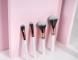 Brushworks White & Gold Travel Makeup Brush Set
