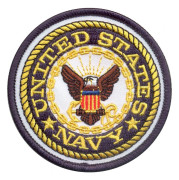 Rothco Patch med US Navy:s vapensköld Blå