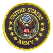 Rothco Patch - US Army Svart
