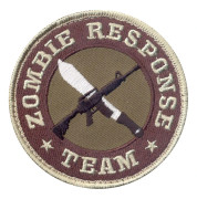 Rothco Patch Fun Tag - Zombie Response Team Beige