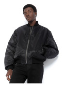 Schott Recycled Nylon MA-1 90's Fit Bomber Jacket Svart