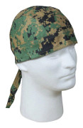 Rothco Kamouflage Bandana Brun, Grön