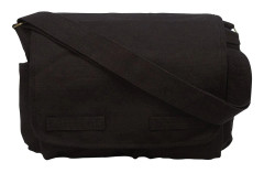 Rothco Vintage Canvas Axelremsväska Svart
