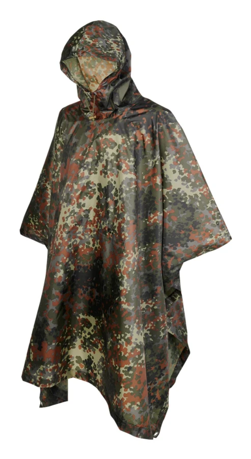 Brandit Ripstop Poncho Regnjacka Camo