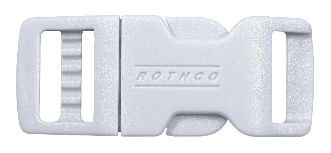 Rothco Klick Spänne - 1,3 cm Vit