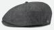 Brixton - Grå flatcap Keps - Brood Grey/Black Snap Cap @ Hatstore
