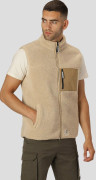 Fat Moose Hugh Fleece Vest Vit