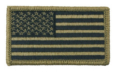Rothco OCP Patch (Hook Back) - Amerikansk flagga Oliv