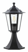 BRILLIANT lampa Carleen utomhuspelarlampa 36cm svart | 1x A60, E27, 60W, lämplig för normala lampor (ingår ej)