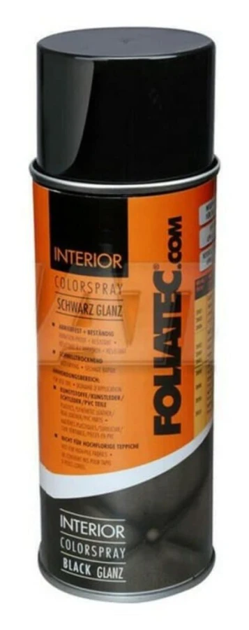 Interiörfärgspray 400 ml svart (blank)