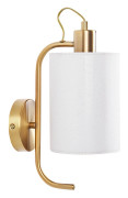 Kallisti Vägglampa E27 - Koppar/Vit