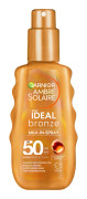 Garnier Ambre Solaire Ideal Bronze Milk-In Tanning SPF 50 Spray for Face and Body 150ml