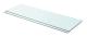 vidaXL Hyllplan 2 st glas genomskinlig 90x30 cm Transparent