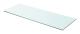 vidaXL Hyllplan glas genomskinlig 80x30 cm Transparent
