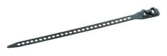 HellermannTyton 115-07190 SOFTFIX-XS-TPU-BK-XW Buntband 180 mm 7 mm Svart Avtagbart, Mycket flexibel, Med ögla 16 st