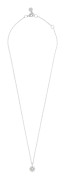 Snö of Sweden Lucy Pendant Halsband Silver White 45 cm